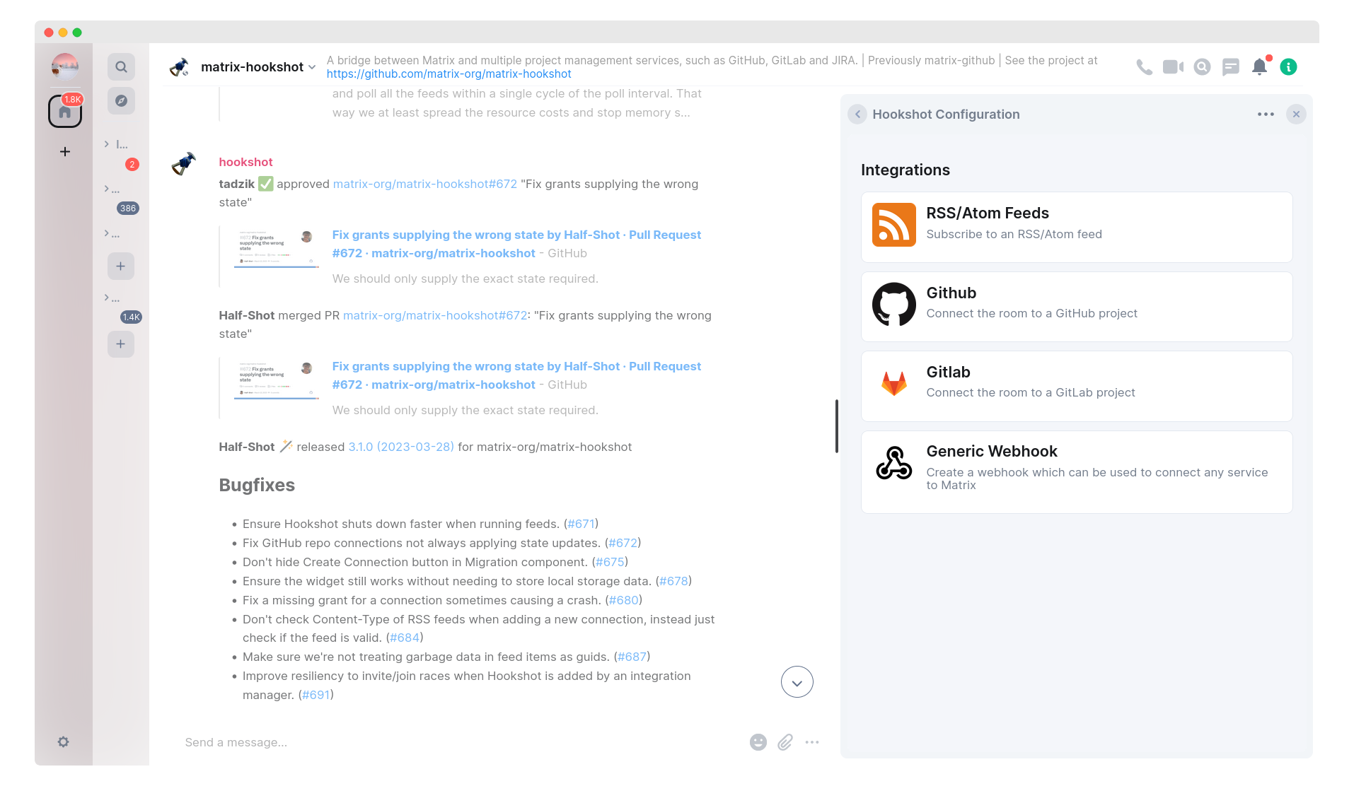 GitLab-Matrix Integration with Docker